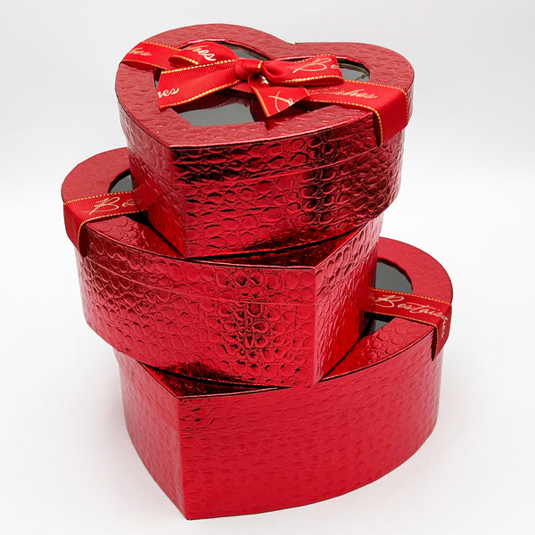 3pc Heart Shape Gift Box