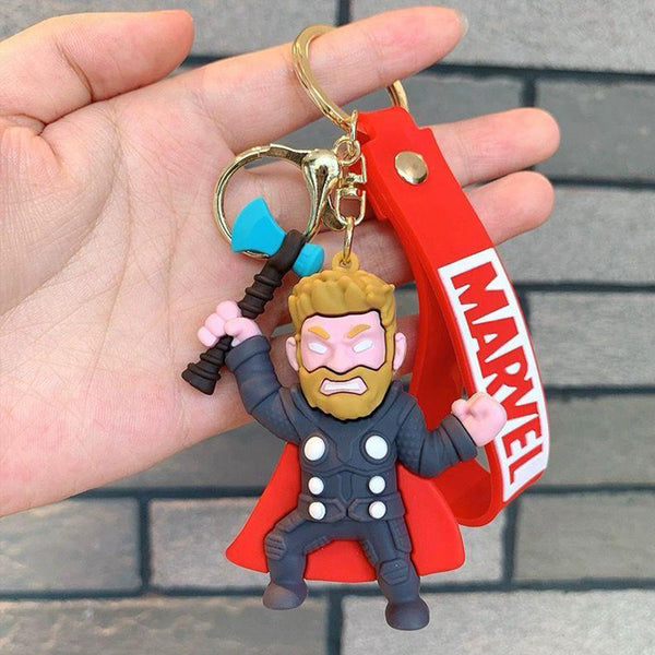 Thor Marvel Avengers 3D Silicone Keychain