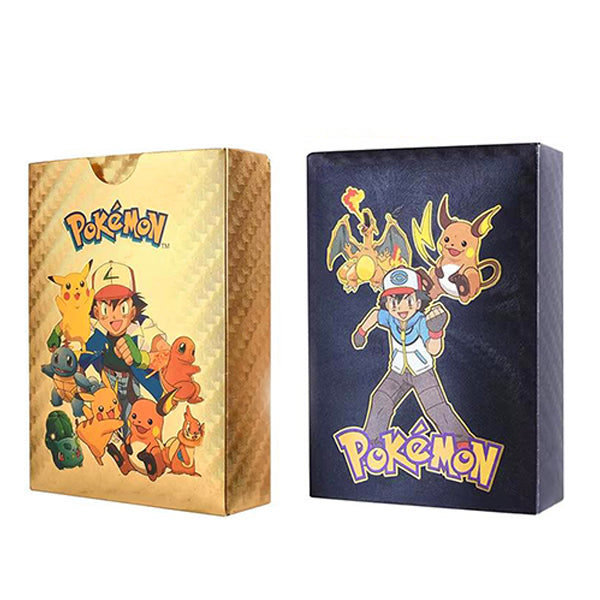 55pcs Pokemon Gold Foil Card