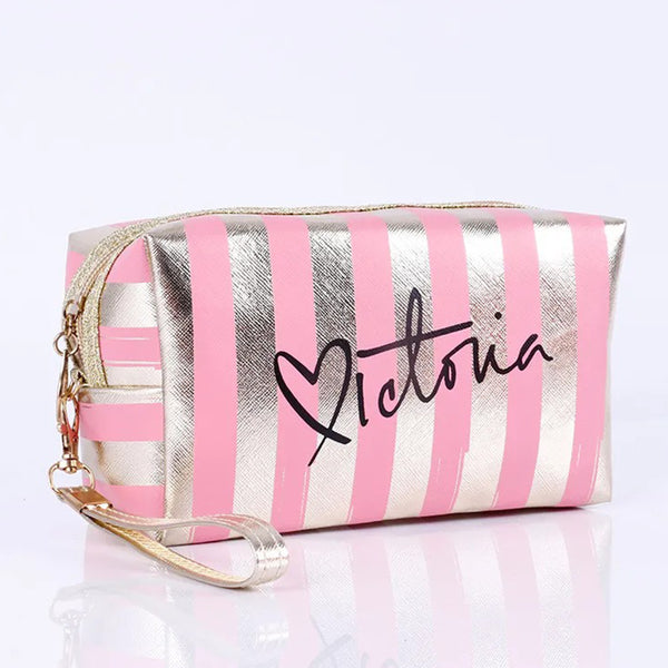 Waterproof PVC Laser Cosmetic Storage Bags Women Make Up Bag
