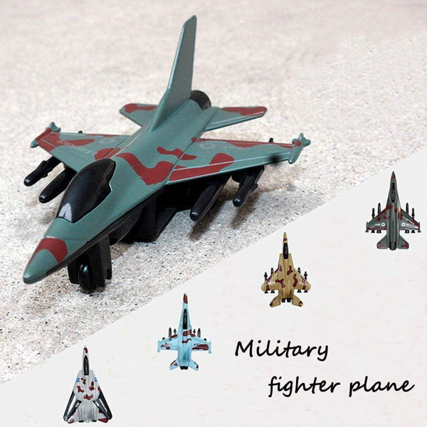 4pcs/set Alloy Aircraft  Military Keychain