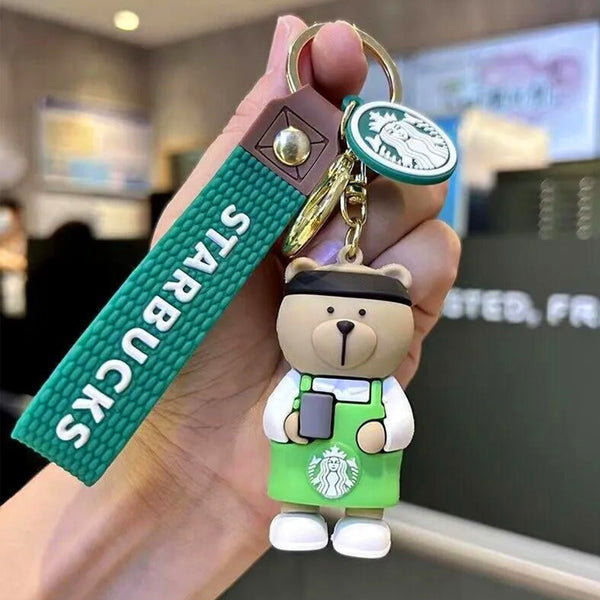 Starbucks Bear Keychain