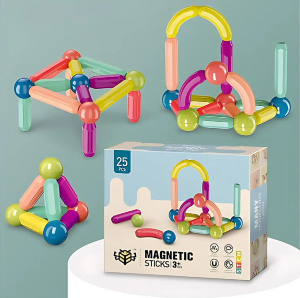 25 PCS Magnetic Blocks Set