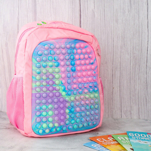 Silicone Pop Fidget Gaming Kids School Bag