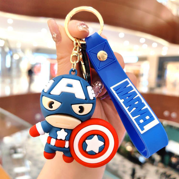 Captain America  rubber keychain