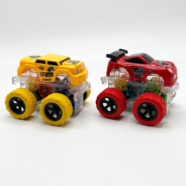 Friction-Powered Monster Car with Light